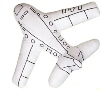 Игрушка для раскрашивания стираемая "Самолёт" (TZ 12545) обложка книги