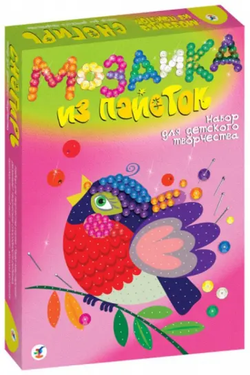 Мозаика из пайеток "Снегирь" (2612) обложка книги