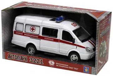 Инерционная машинка Газель "СКОРАЯ" (Т54326) обложка книги