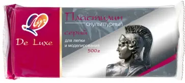 Пластилин скульптурный серый, 500 грамм Пластилин скульптурный серый, 500 грамм обложка книги