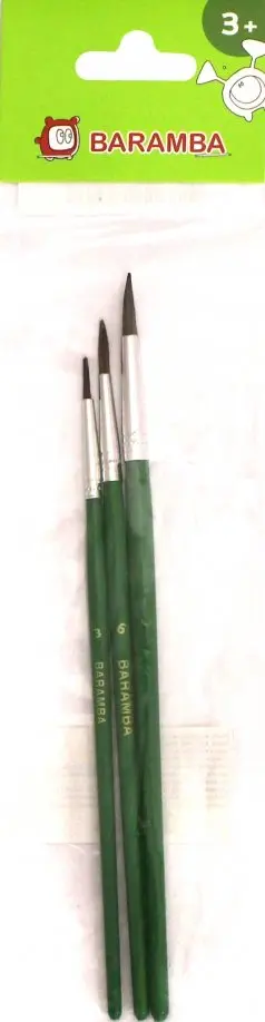 Набор кистей № 3, 6, 9, пони (B820369) обложка книги