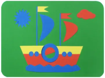 Мягкие пазлы. Кораблик, в ассортименте обложка книги