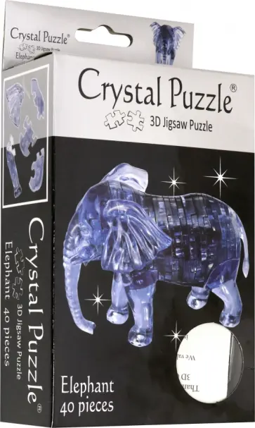 3D головоломка "Слон" (90135) обложка книги