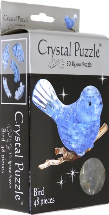 3D Головоломка "Птичка голубая" (90225) обложка книги
