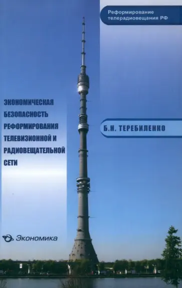 Борис Теребиленко - Экономическая безопасность реформирования телевизионной и радиовещательной сети обложка книги
