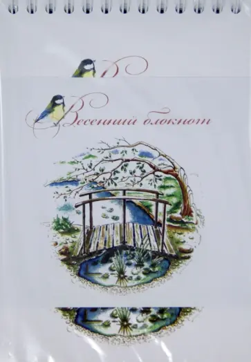 Весенний блокнот "Мостик" А5- (B-171 Spring 2) обложка книги