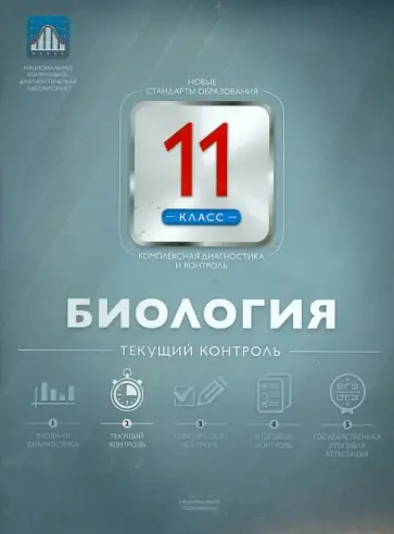 Елена Никишова - Биология. 11 класс. Текущий контроль Елена Никишова - Биология. 11 класс. Текущий контроль обложка книги