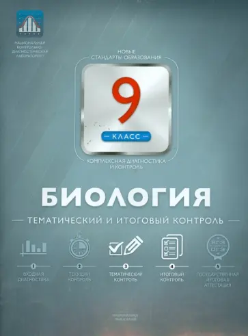 Валериан Рохлов - Биология. 9 класс. Тематический и итоговый контроль обложка книги