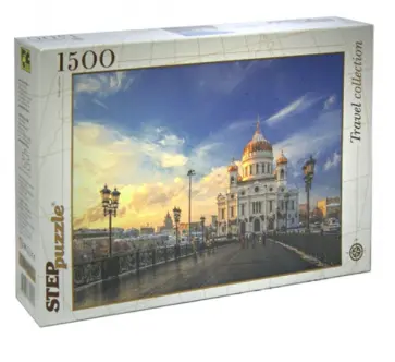 Step Puzzle-1500 "Храм Христа Спасителя" (83053) обложка книги