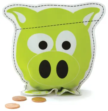 Копилка "Пятачок-банк", зеленая (CM695) обложка книги