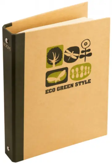 Блокнот А5 на кольцах с крафт-обложкой (070205) обложка книги