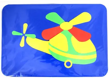Мягкие пазлы "Вертолет" (в ассортименте) обложка книги