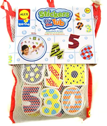 Набор фигурок-стикеров для ванны "Цифры" (632W) обложка книги