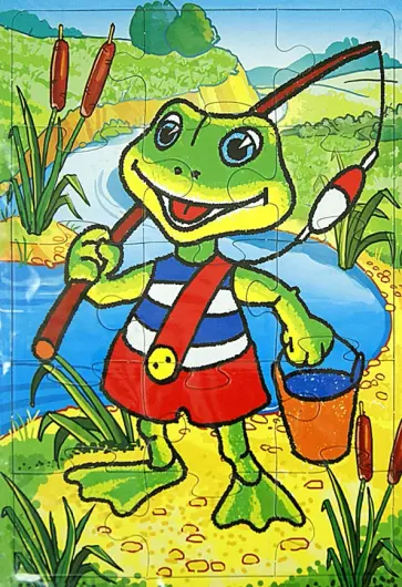 Пазл-15 "Лягушонок" (П-1504) обложка книги