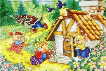 Пазл-24 "Три поросенка" (П-2408) обложка книги