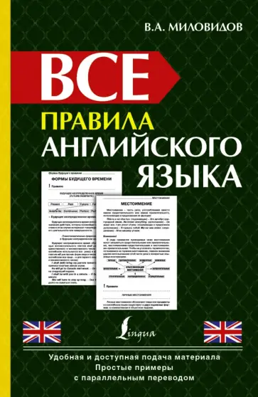 Виктор Миловидов - Все правила английского языка обложка книги