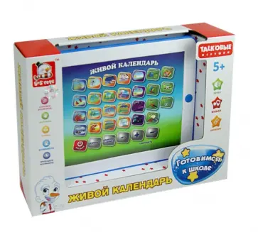 Обучающий планшет "Живой календарь" (СС75458) обложка книги