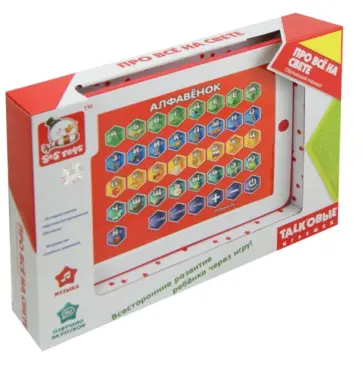 Планшет обучающий интерактивный "Алфавенок" (EH80066R) обложка книги