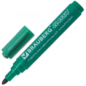 Маркер перманентный "Classic", зеленый (150303) Маркер перманентный "Classic", зеленый (150303) обложка книги