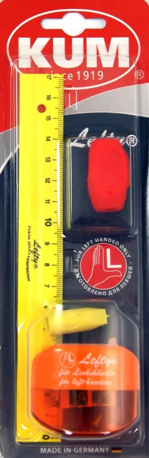 Набор канцелярских товаров для левшей Sattler Grip K-LeftySet-4 обложка книги