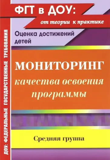 Юлия Афонькина - Мониторинг качества освоения основной общеобразовательной программы дошкольного образования обложка книги