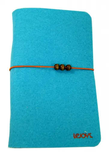 Блокнот на кольцах голубой в линейку, А5- (120 листов) (070219) обложка книги