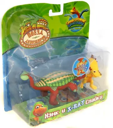 Набор из 2 коллекционных фигурок динозавров "Мартин и X-RAY Спайки" (Т57092) обложка книги