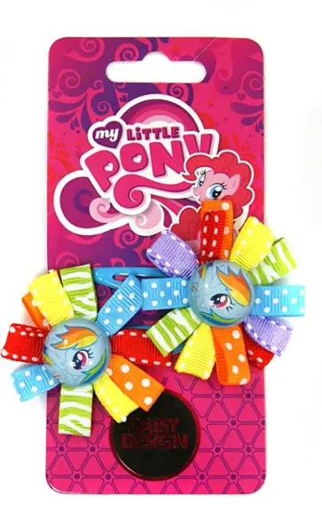 Набор заколок "Розетка". Радуга Дэш" (54741) обложка книги