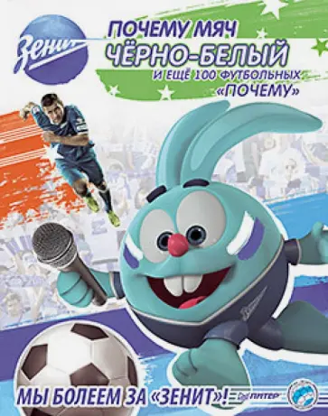 Почему мяч чёрно-белый и еще 100 футбольных "почему" Почему мяч чёрно-белый и еще 100 футбольных "почему" обложка книги