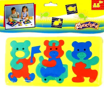 Мозаика мягкая "Мишки" (45374) Мозаика мягкая "Мишки" (45374) обложка книги