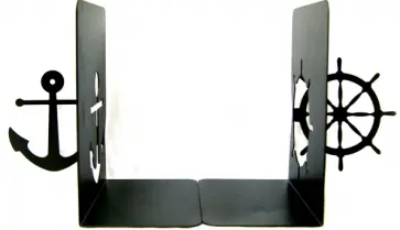 Подставка-ограничитель для книг Штурвал и якорь (36101) обложка книги