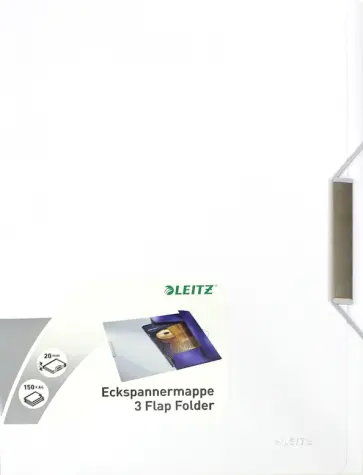 Папка с резинкой (А4, белая сталь) (3977-00-04) обложка книги