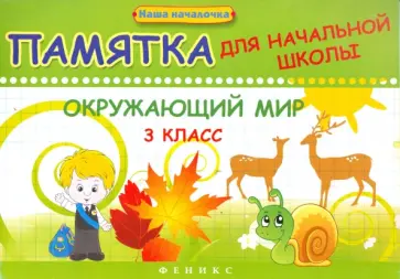 Эмма Матекина - Окружающий мир. 3 класс. Памятка для начальной школы Эмма Матекина - Окружающий мир. 3 класс. Памятка для начальной школы обложка книги