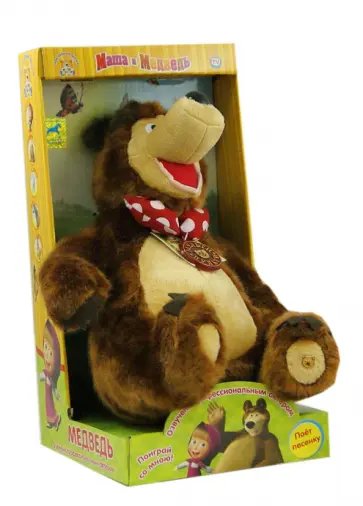 Мишка (мягконабивной, озвученный) (160289/V90896/28X) (160289/V90896/28X) обложка книги