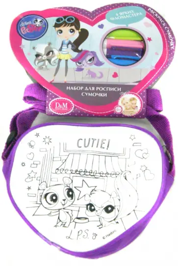 Набор для росписи сумочки "Маленькие друзья" (54175) обложка книги