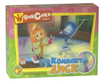 Настольная игра "Фиксики. Компакт-диск" (11656) обложка книги
