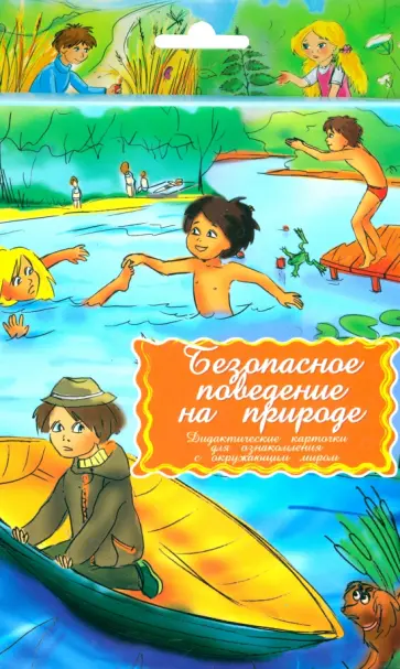 Карточки дидактические Безопасное поведение на природе Карточки дидактические Безопасное поведение на природе обложка книги
