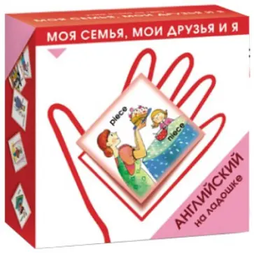 Ксения Зайцева - Английский на ладошке. Моя семья, мои друзья и я обложка книги