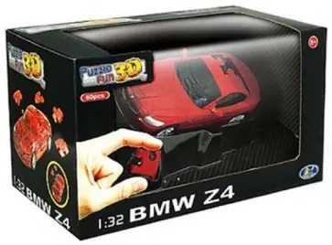 3D модель-пазл BMW Z4 матовый красный (57082) обложка книги