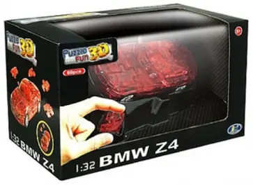 3D модель-пазл BMW Z4 полупрозрачный красный (57083) обложка книги