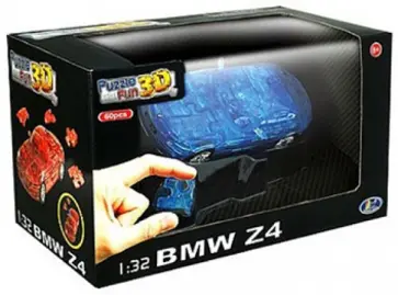 3D модель-пазл BMW Z4 матовый синий (57086) обложка книги