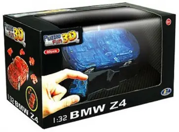 3D модель-пазл BMW Z4 полупрозрачный синий (57087) обложка книги