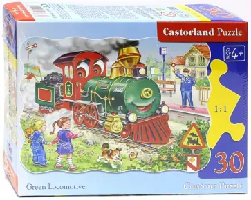 Puzzle-30 MIDI. Зеленый локомотив обложка книги