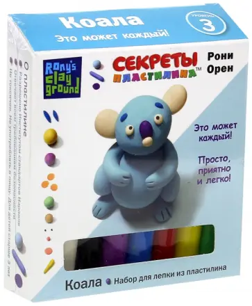 Набор для лепки из пластилина "Коала" обложка книги