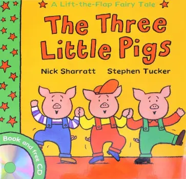 Sharratt, Tucker - Three Little Pigs (+CD) обложка книги