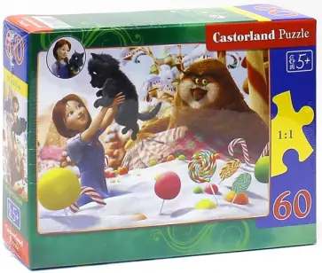 Puzzle-60 "Страна Оз. Сладкоежки" (№6246) обложка книги