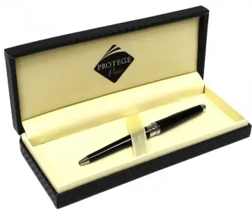 Ручка шариковая, цвет корпуса черный (121590) обложка книги