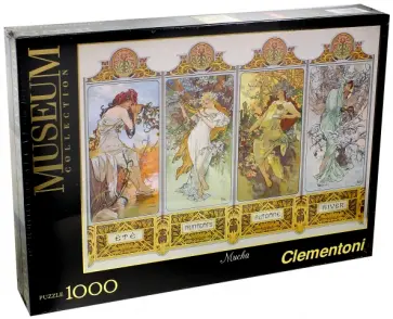 Пазл-1000 Альфонс Муха "Четыре сезона" (39177) обложка книги