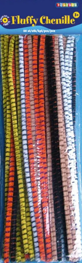 Набор Пушистый шениль. Полоска. 7мм (50шт) (2470005) обложка книги