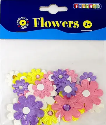 Набор самоклеящихся цветочков (2470094) обложка книги